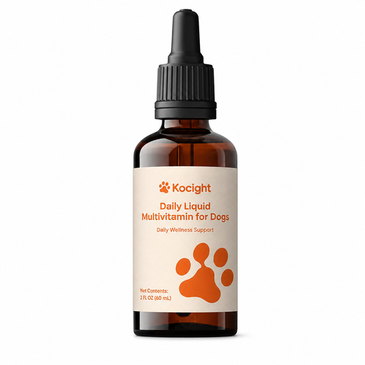 Kocight Daily Liquid Multivitamin for Dogs, single 2 fluid ounce bottle