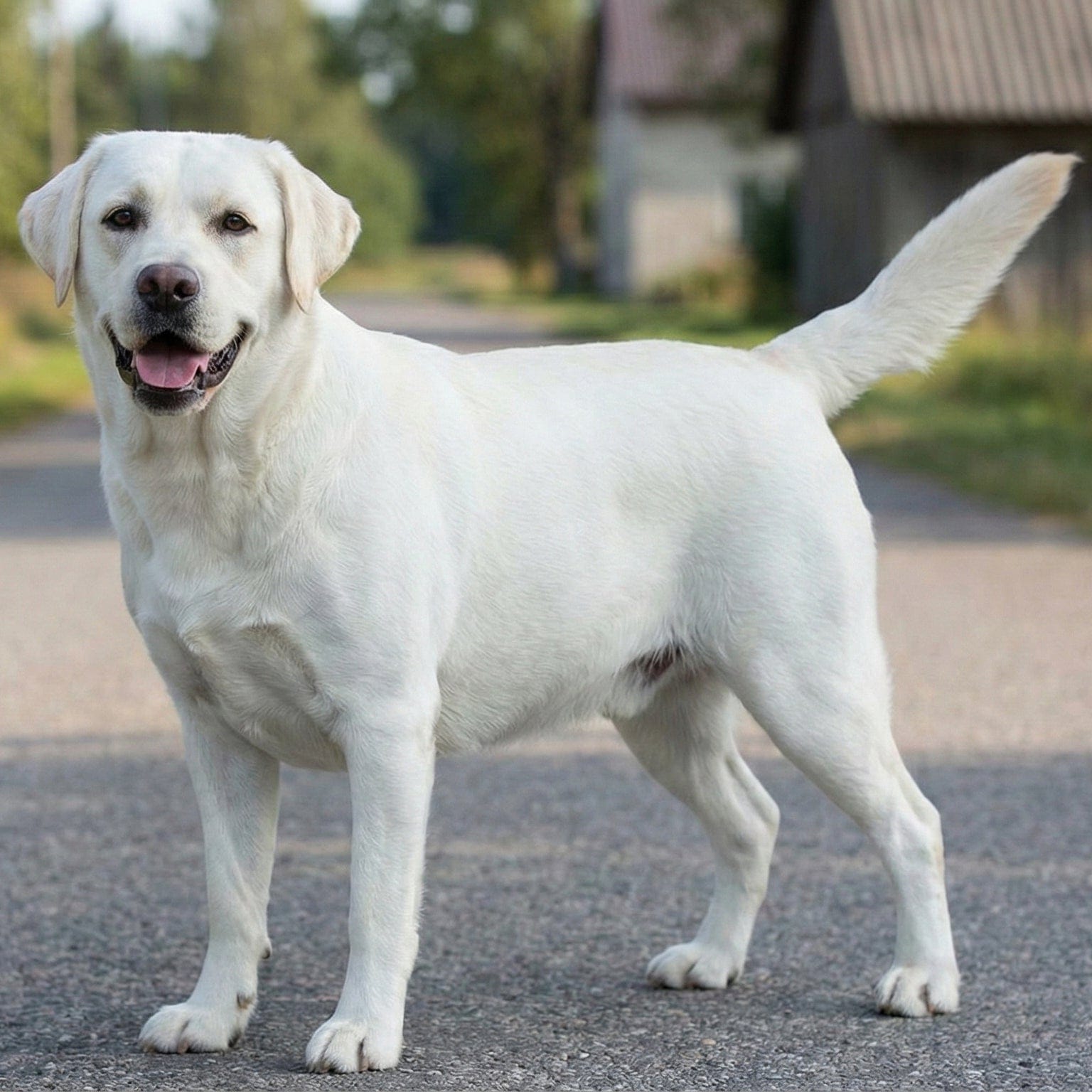 A happy dog